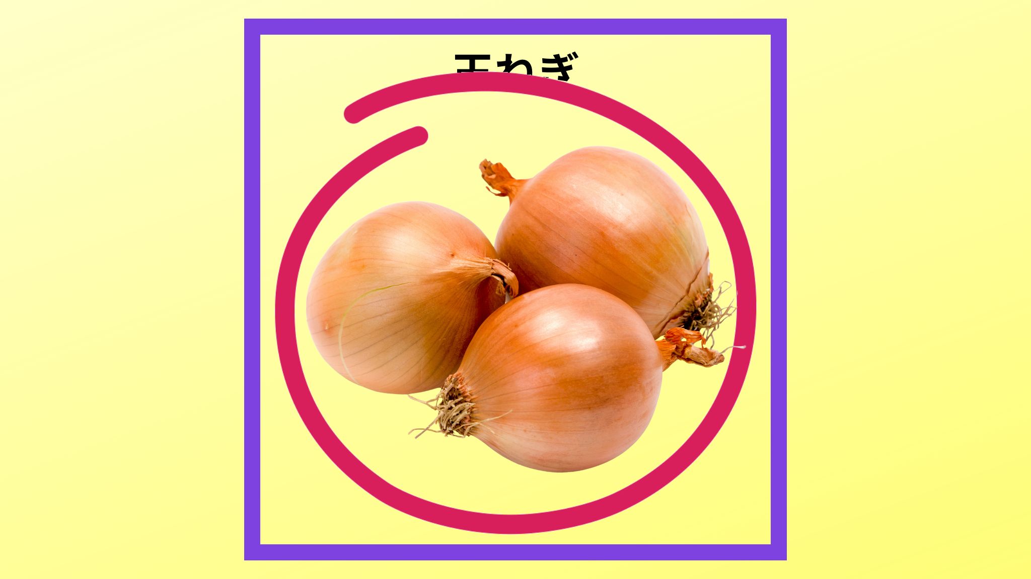 美味しい玉ねぎの紹介写真です。